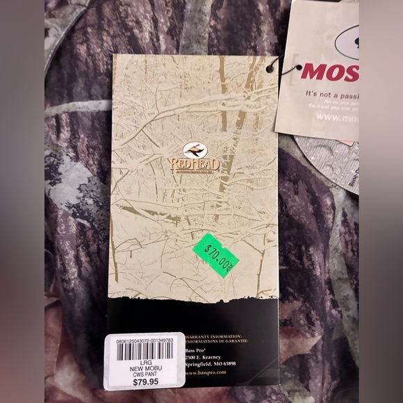 Redhead Bone Dry Camo Heavyweight Insulated Hunting Pants, Thinsulate - Size L - Picture 12 of 12